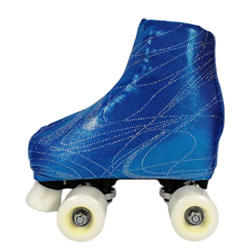 GISI Danza Cubrepatines de Lurex Skate para patinaje - 100% fabricado en Italia (Talla 40/42, turquesa) Cover