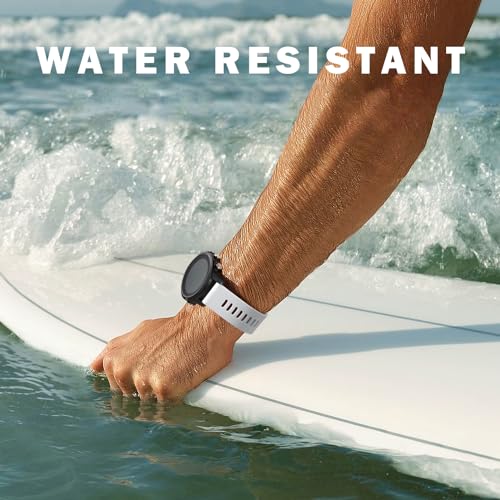 Image of GEAK Compatible with Garmin Forerunner 245 /645 /55 Watch Band /645 /245 Music Band, 20mm Sport Watch Band Compatible with Garmin Vivoactive 6 5 3 /Venu /Venu SQ,Soft Strap for Galaxy Watch 7 /6 /5 /4