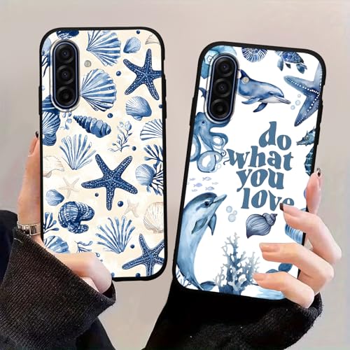 Zrutru 2�p�b�N ���킢���I�[�V���� �X�}�z�P�[�X Samsung Galaxy A17�p�A���킢���V�F�� �C���J �q�g�f�P�[�X �T�}�[�r�[�` ���I�J�o�[�A�u���b�N �\�t�g TPU �ی�t�@���_ ���̎q �����p Samsung A17 6.7�C���`