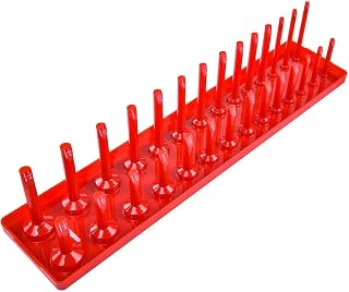 JEGS 85068 Socket Organizer 1/2 in. Drive SAE 3/8 in. - 1 1/4 in. Fitment Holds