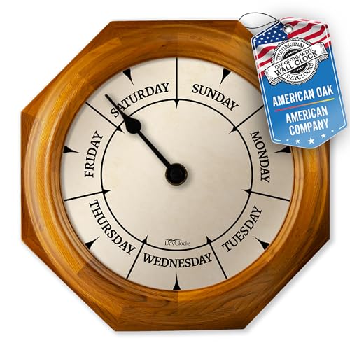 DayClocks Classic Day of The Week Wall Clock - 10