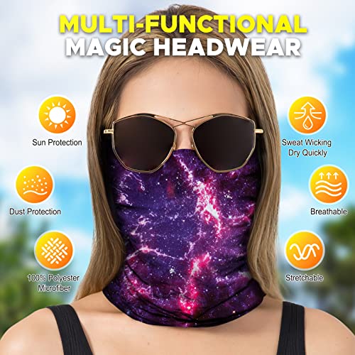 Image of JOEYOUNG Headwear, Bandana, Neck Gaiter Head Wrap Headband Balaclava Magic Scarf