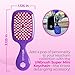 FHI Heat UNbrush Super Mini Hair Brush Keychain — Collectible Miniature Charm for Bags and Keys — Accessory for Beauty Lovers - (Electric Berry)