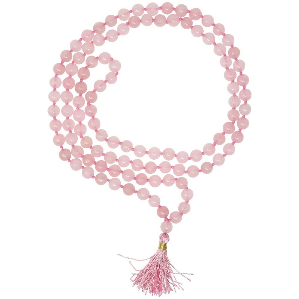 CHAKRADHARI™ Astrological 108+1 Rose Quartz Mala Gulabi Sphatik Mala Original 8MM for Japa and Unisex Wearing (B0758GW9QC) Amazon Price History, Amazon Price Tracker
