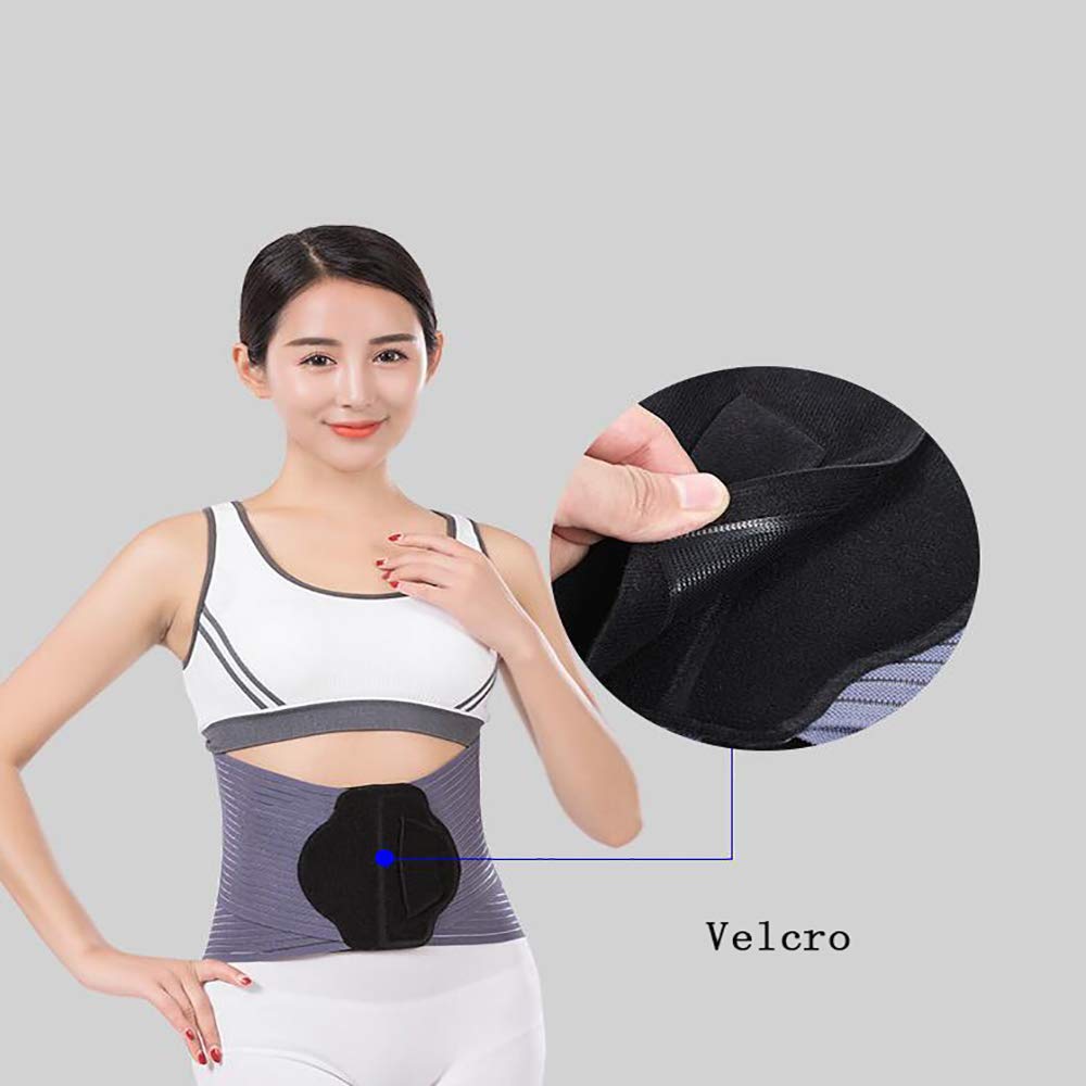 Faja Lumbar Fitness, Cintura Transpirable/Abrazadera de la Espalda Baja, para Hernia de Disco, ciática, con Almohadilla Lumbar extraíble,XL