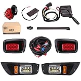 10L0L Golf Cart LED Headlights and Tail Light Kits for EZGO TXT 1996-2013 Gas & Electric Carts, 12V...