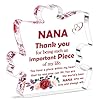 Nana grandma birthday gifts mothers day grandma nana gifts from grandkids grandmother grandma grandparents nana gifts from granddaughter grandson thank you nana acrylic plaque desk decoration sign  urban country home decor