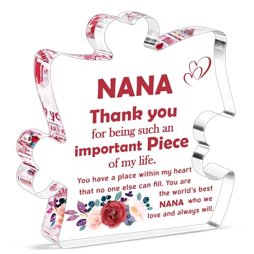 Nanagrandmabirthdaygiftsmothersdaygrandmananagiftsfromgrandkidsgrandmothergrandmagrandparentsnanagiftsfromgranddaughtergrandsonthankyounanaacrylicplaquedeskdecorationsign Urban Country Home Decor Nana grandma birthday gifts mothers day grandma nana gifts from grandkids grandmother grandma grandparents nana gifts from granddaughter grandson thank you nana acrylic plaque desk decoration sign urban country home decor