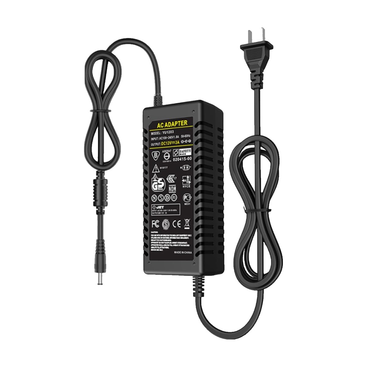 Adaptateur 12V 3A 2 fils fixes pour eclairage LED et rubans lumineux de maison - 2