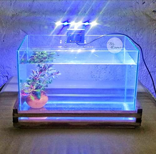 Image of Parko 15 Litre Fish Tank Small Aquarium(Aquarium Tank Only) (Colour May Vary)(9x9x12 Inches) (Rust Resistant)