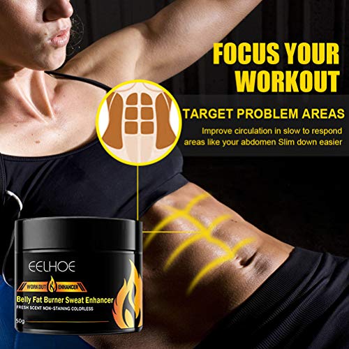 50G Fat Burning Cream, Anti-Fat Abdominal Muscle Tonic Cream, Safety Easily Absorbed Anti Cellulite Cream, Body Fat… - Image 5