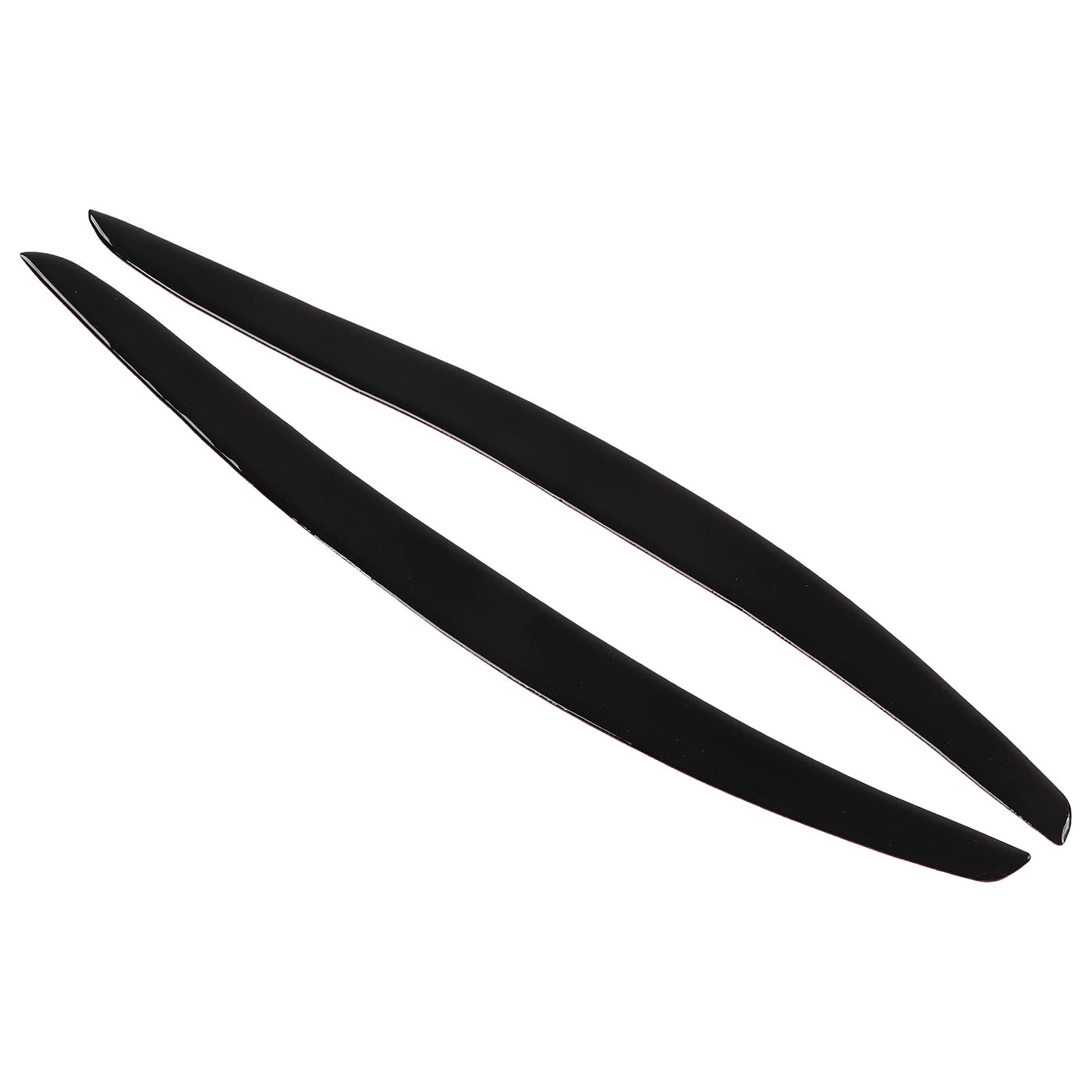 KIMISS Cejas de Faros de 2 Piezas, párpados de Faros, Adornos Negros Brillantes, para 3 Piezas Coupé e92 2006-2012