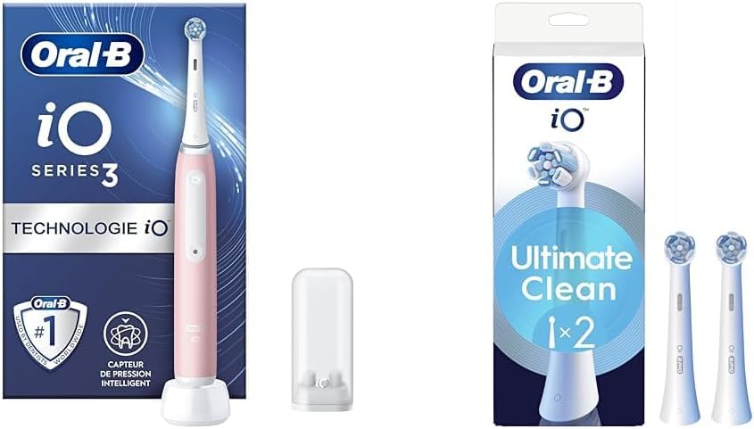 Brossettes Ultimate Clean Oral-B iO3 et mode blancheur pour un nettoyage profond