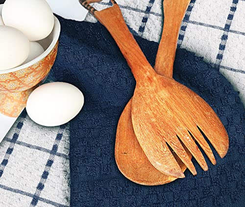 Utopia Towels Kitchen Dish Towels [12 Pack], 15 X 25 Inches, 100% Ring Spun Cotton Super Soft And Absorbent Linen Tea And Bar Towels Set (Navy) #TOP2