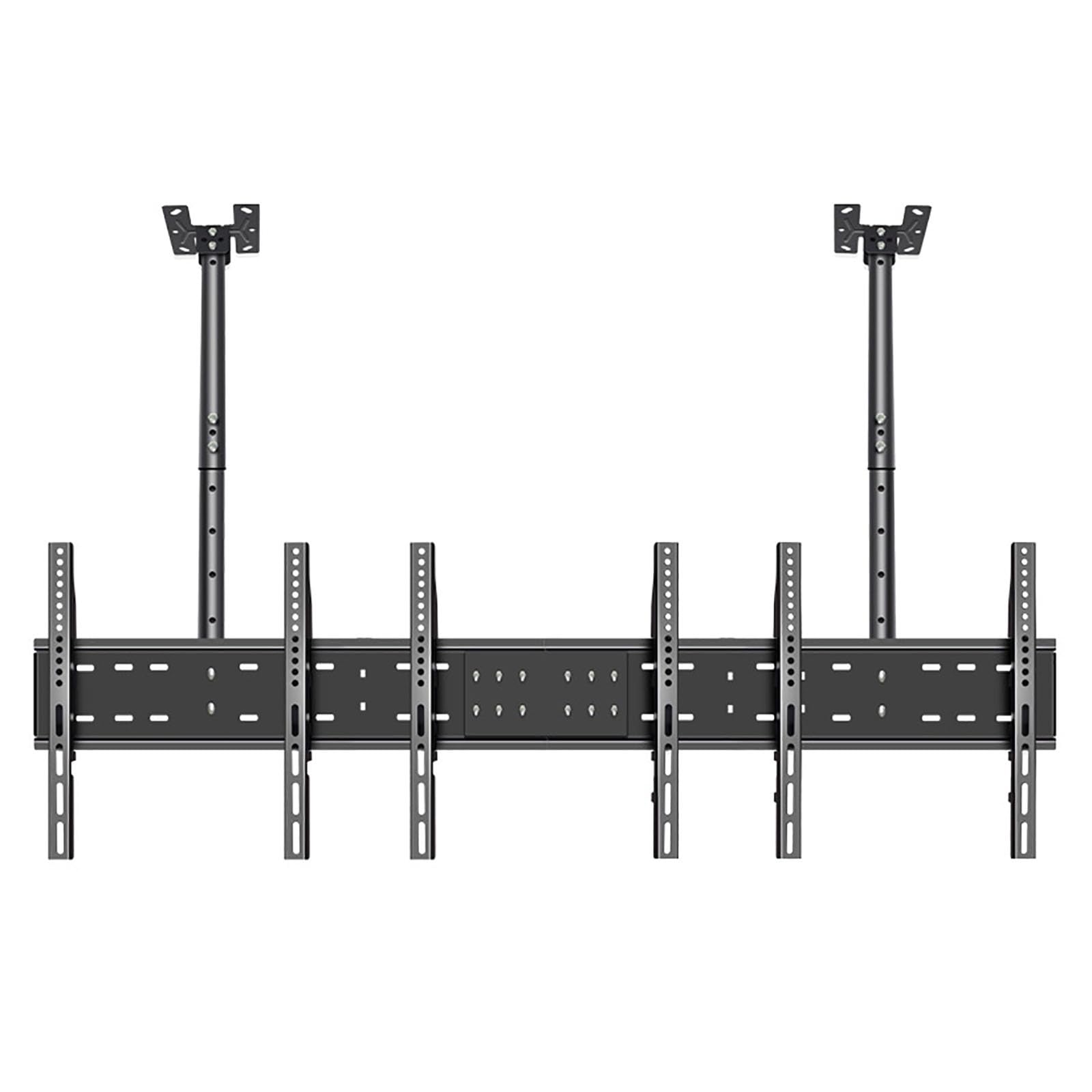 HPTHLY Dual Tv Ceiling Mount - Heavy Duty Hanging Dual Screen Mount With Adjustable Telescopic - Tilt 15°- 400X400Mm Bracket For 32”-43" Displays,1.5M Two To Two (1.5M Two To Two)