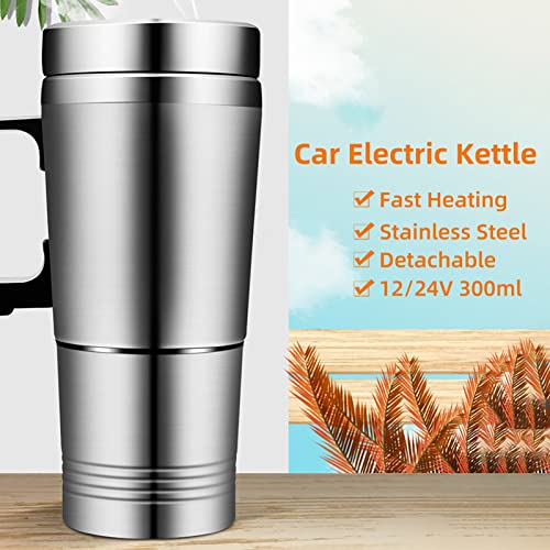Tetera Eléctrica Para Auto 300ml Acero Inoxidable miniatura 2