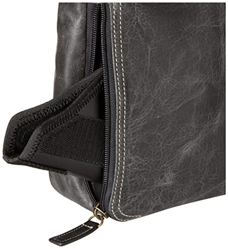 Gun Tote'n Mamas womens Bag Concealed Carry Distressed Buffalo Crossbody Organizer by Gun Tote n Mamas Grey , Grey, Medium US4