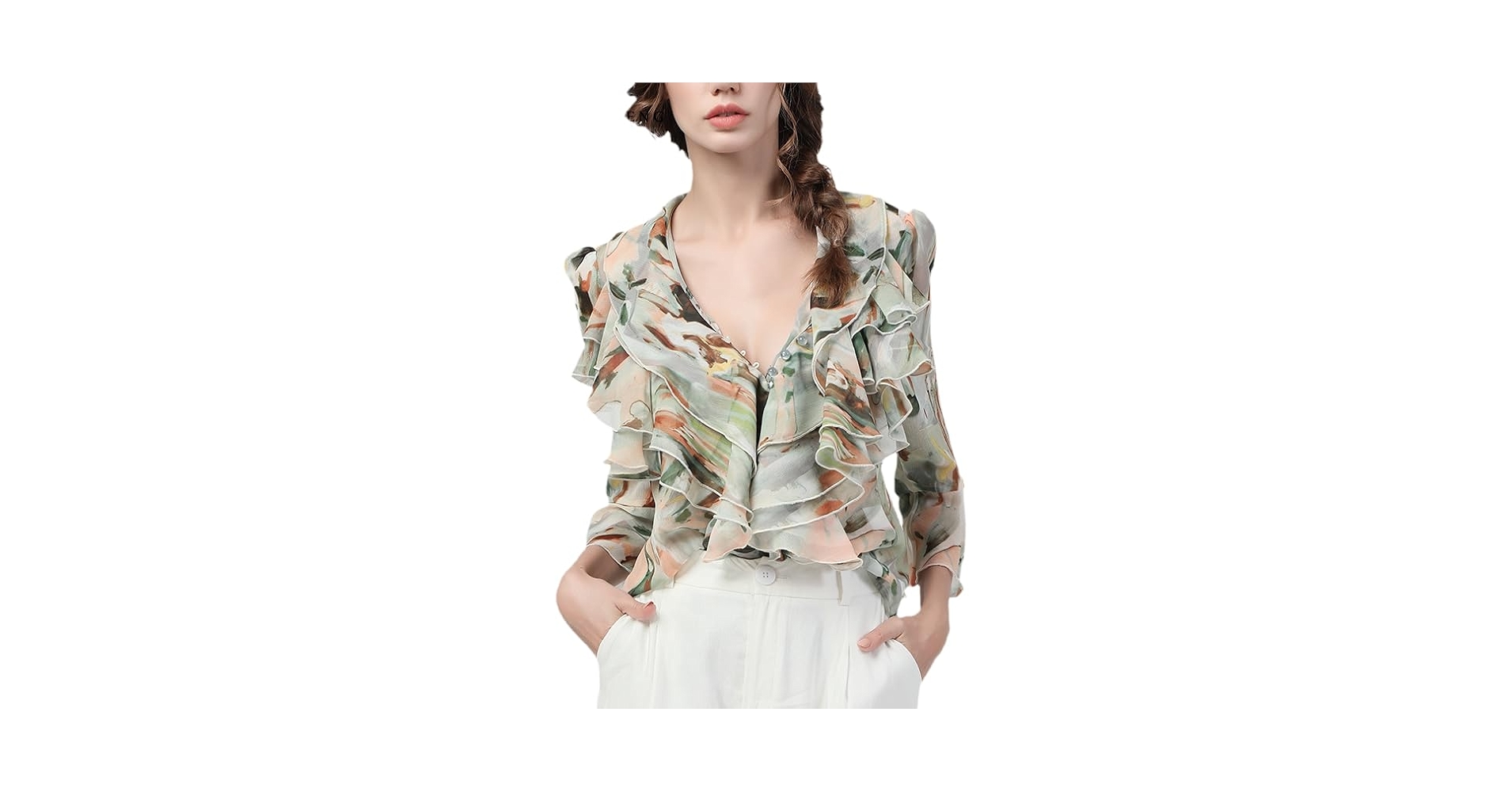 solov SOLOV ソロブ FULL FRILL BLOUSE 大人気完売 solov SOLOV ソロブ FULL FRILL BLOUSE 大人気完売 - メルカリ