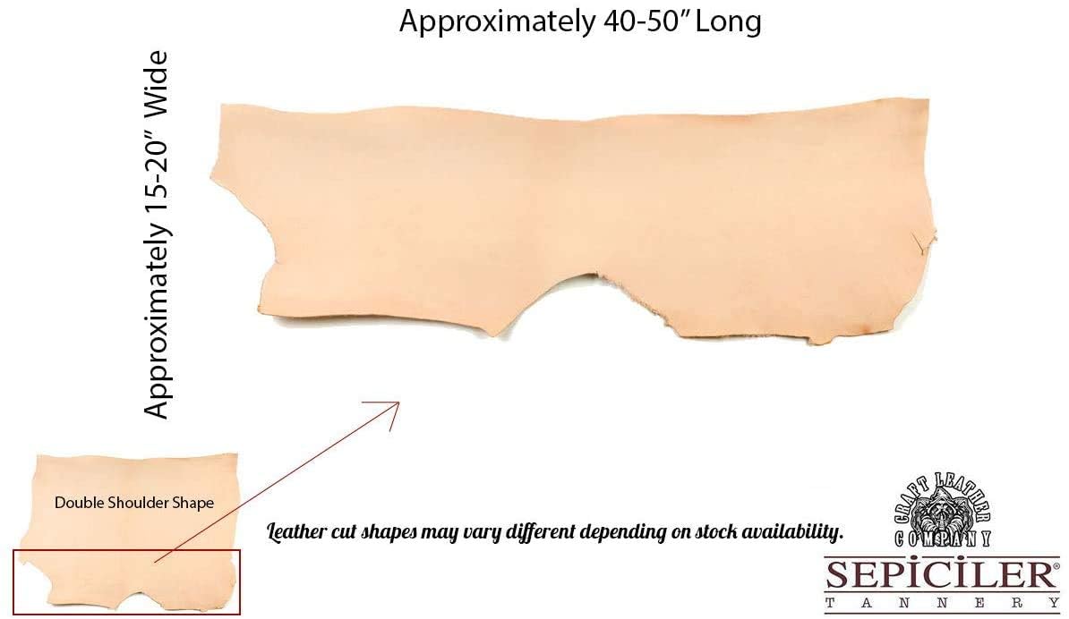 Import Tooling Leather 8-9oz Pre-Cut (3.2-3.6mm) by Sepici (10/11oz. 4-6 Sf.)