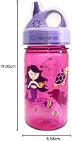 Vista 11 de Nalgene Kids Sustain Grip-N-Gulp Water Bottles Made with Material Derived from 50% Plastic Waste (Using ISCC Certified Mass Balance), Leak Proof