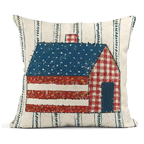 ArtSocket-Set-of-4-Linen-Throw-Pillow-Covers-Day-4Th-of-July-Independence-Decorative-Pillow-Cases-Home-Decor-Square-18×18-inches-Pillowcases ArtSocket Set of 4 Linen Throw Pillow Covers Day 4Th of July Independence Decorative Pillow Cases Home Decor Square 18×18 inches Pillowcases