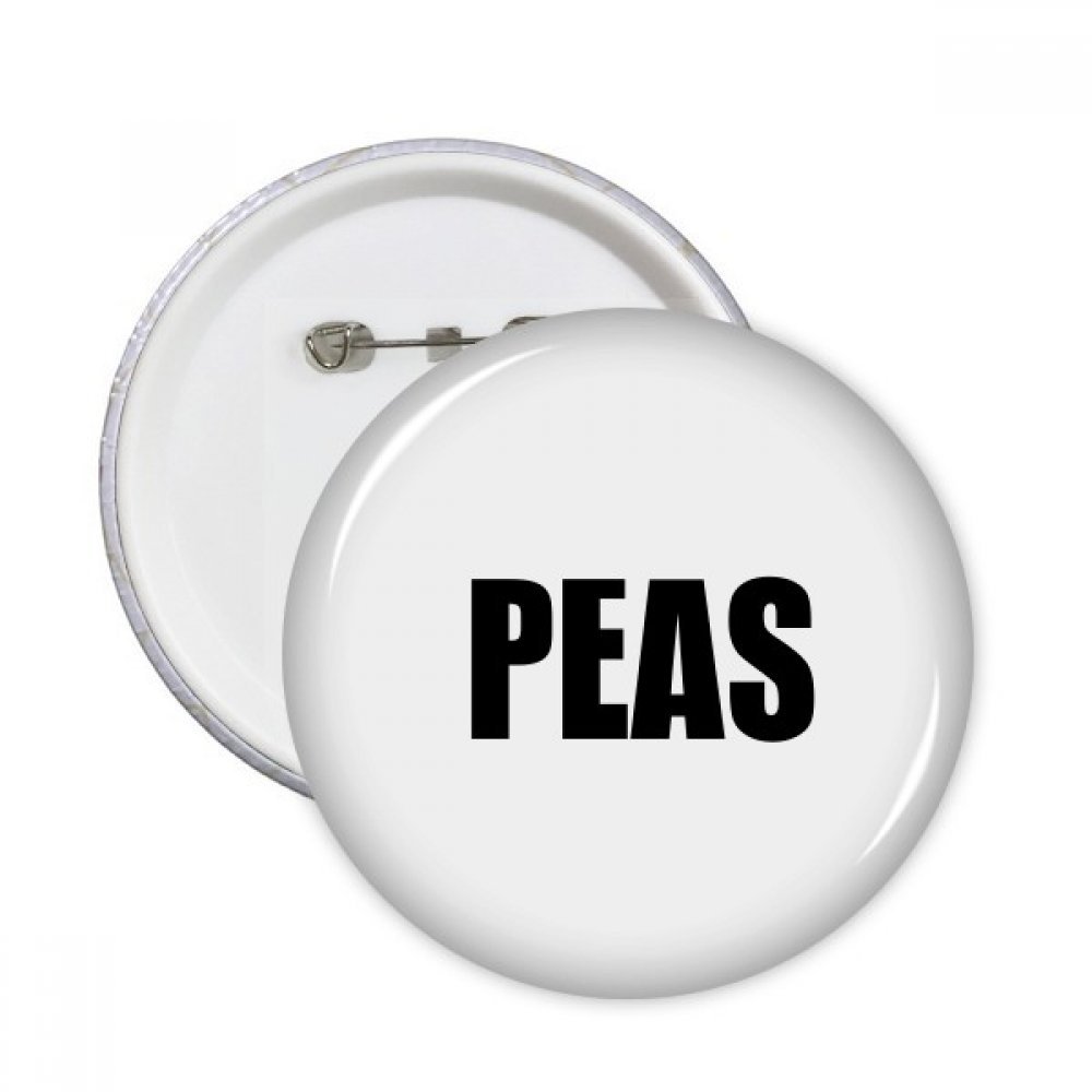 Badge bouton Peas grand format L multicolore aux finitions soignées