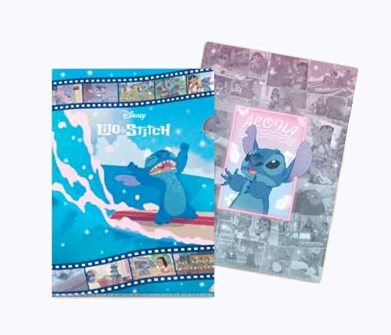 Inlock Lilo & Stitch IG4609 Hologram Clear File (Anime F Frame)