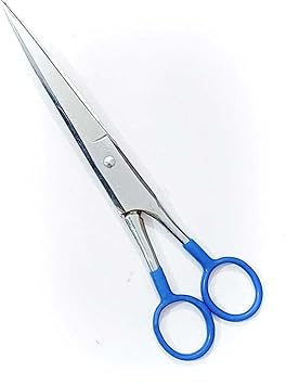 Insha 7 STAR CP 7" Scissors (Set of 1, Blue, White)