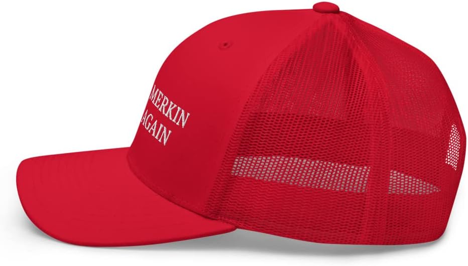 Make A Merkin Great Again America Trucker Cap Hat Adjustable Cotton