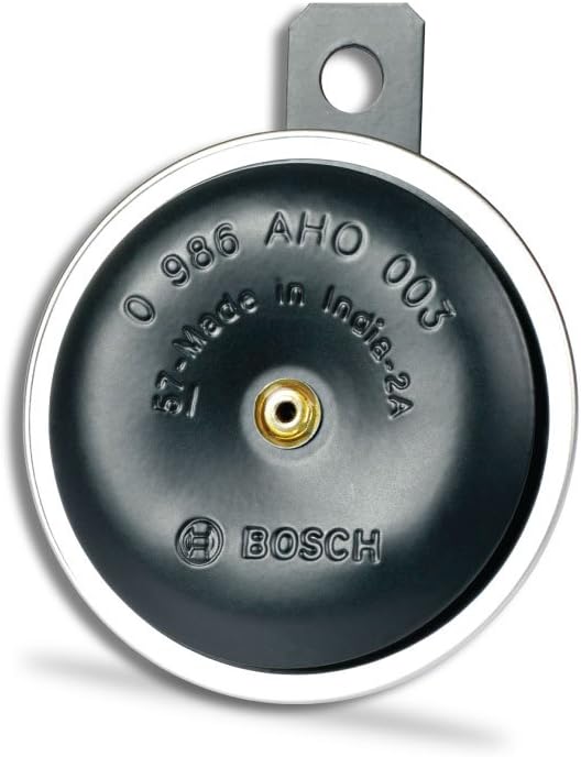 Bosch_Mini_Horn_Black_Colour_12 V_Single_ For Car, LCV,3-Wheeler,Bike