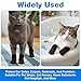 guduling 8pcs Mittens for Cats to Prevent Scratching, Cat Shoes for Cats Only, Cat Booties, Adjustable Kitten Mittens, Mesh Breathable for Cats When Bathing & Nail Trimming (Black)