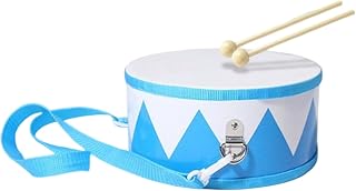 Trommel Für Kinder Musikinstrumente Holzspielzeug Trompete Kindertrommel Mit Trageriemen Und Sticks Kindertrommel Aus Holz Musikinstrument Zum Trommeln Und Umhängen Für Junge, Mädchen