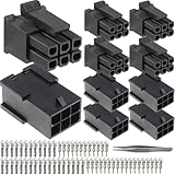 HAAMNING7 Fiche mâle et femelle à double rangée (6 circuits) avec prises terminales, avec ...