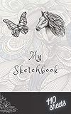  Sketchbook for Artists, Student’s Notebook for Drawing, Doodling, Sketching: Large Size, Good for Crayons, Colored Pencils, Watercolor Paints