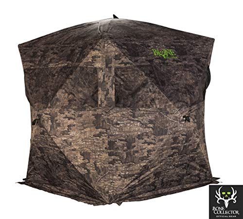 Rhino Blinds X Bone Collector R600Bc-Rtt 3 Person Hunting Ground Blind, Realtree Timber #TOP1