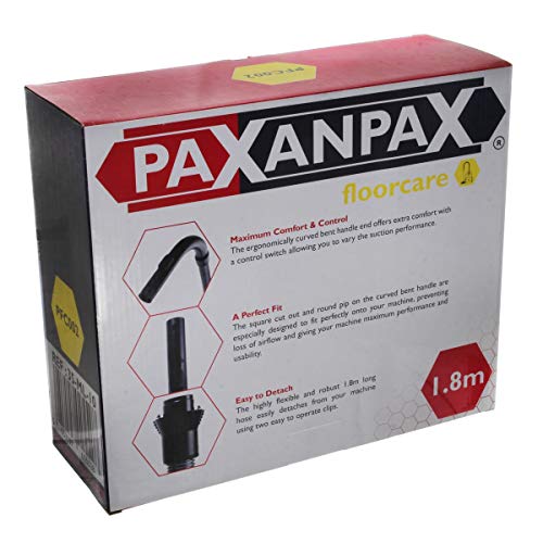 Paxanpax PFC002, Kompatibler Staubsauger mit kompletter Schlauchleitung, schwarz & grau