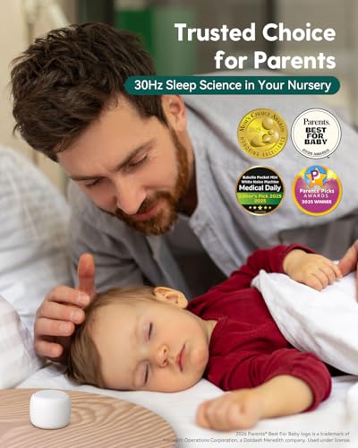 Image of Babelio White Noise Sound Machine for Adults Kids Baby, Mini, 15 Non-looping Sounds, Timer, Memory Function, Easy to Pocket and Travel White