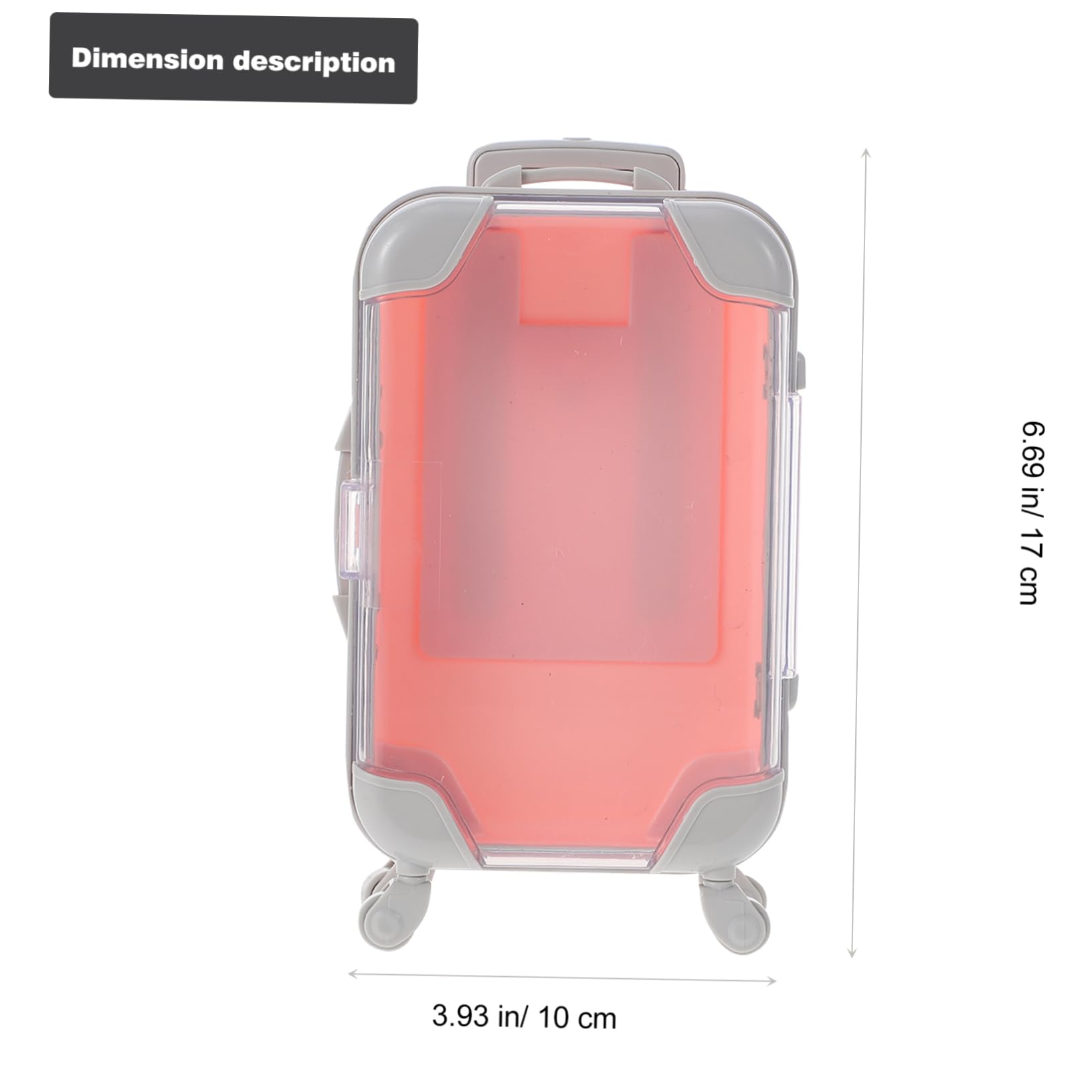 BELLIFFY 2 Pcs Plastic Eyelash Packaging Box Creative Lash Suitcase Eyelash Storage Case Lash Organizer