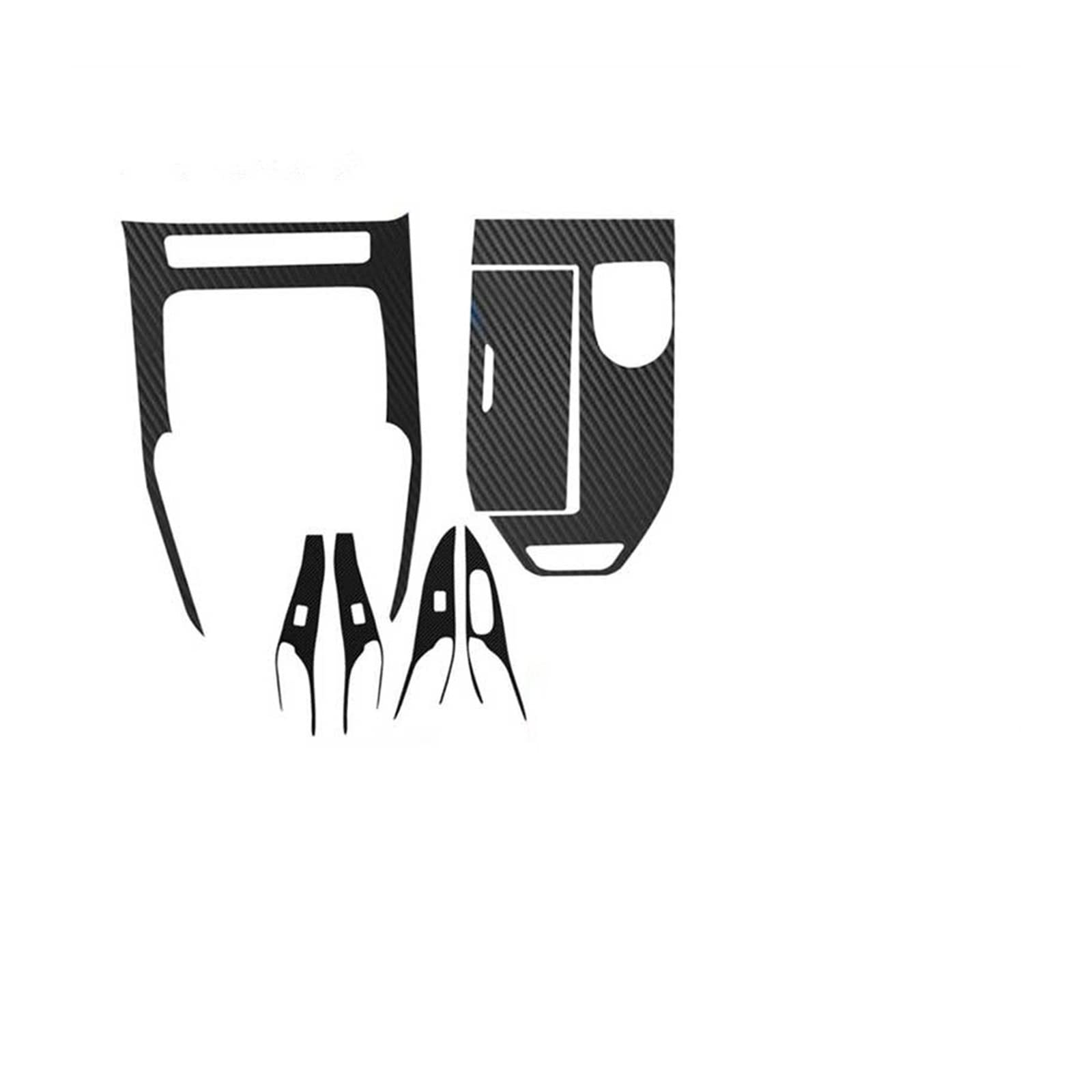 Car Central Trim for Haval for H6 2021 Car Accessories Interior Decoration Film Cover Modification Styling Console Gearbox Panel Sticker(Righ Hand Driving)