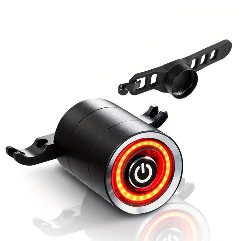 USB Charging Bike Tail Light Lantern Smart Brake Sensor Taillight MTB Road Cycle Rear LED Waterproof Bycicle Back Lights