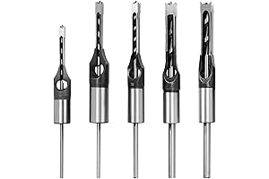 Versatile Chisel Drill Bit Set: Precision Square Hole Drilling