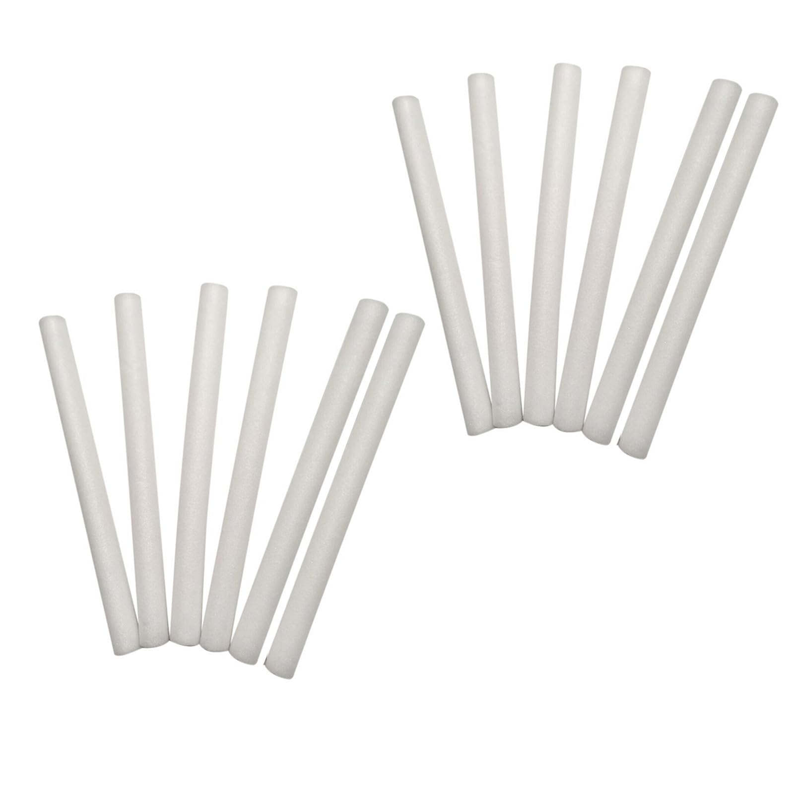 hogtnd Pack of 12 Foam Glow Sticks with Multicoloured LED Flashing Effect for Dark Raves, Birthdays, Celebrations, Events, Foam Glow Sticks, Bulk Pack