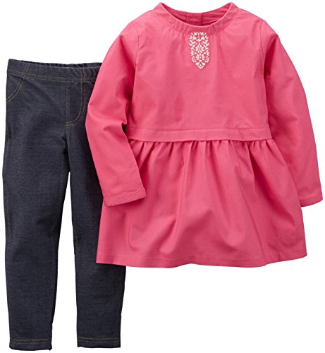 Ensemble de 2 pièces péplum Carter's chic aux finitions soignées pour bébé fille