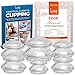 Edge Cupping Therapy Sets - Silicone Vacuum Suction Cupping Cups – Muscle, Nerve, Joint Pain Relief (Clear)