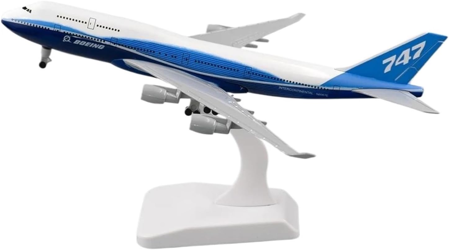 Miniature Scale 1 400 for Alloy Plane with Wheel B747 Model Mini Airplane Creative Decorations Or Souvenirs Flying Toy Game Kits