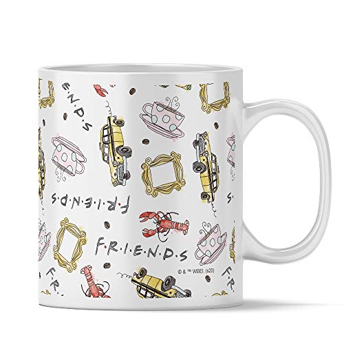 ERT GROUP Tasse en céramique originale et sous licence officielle de Friends, motif Friends 041, tasse à café et à thé, tasse, 330 ml