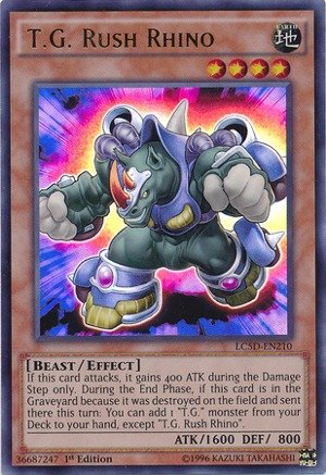 YU-GI-OH! - T.G. Rush Rhino (LC5D-EN210) - Legendary Collection 5D's Mega Pack - 1st Edition - Ultra Rare