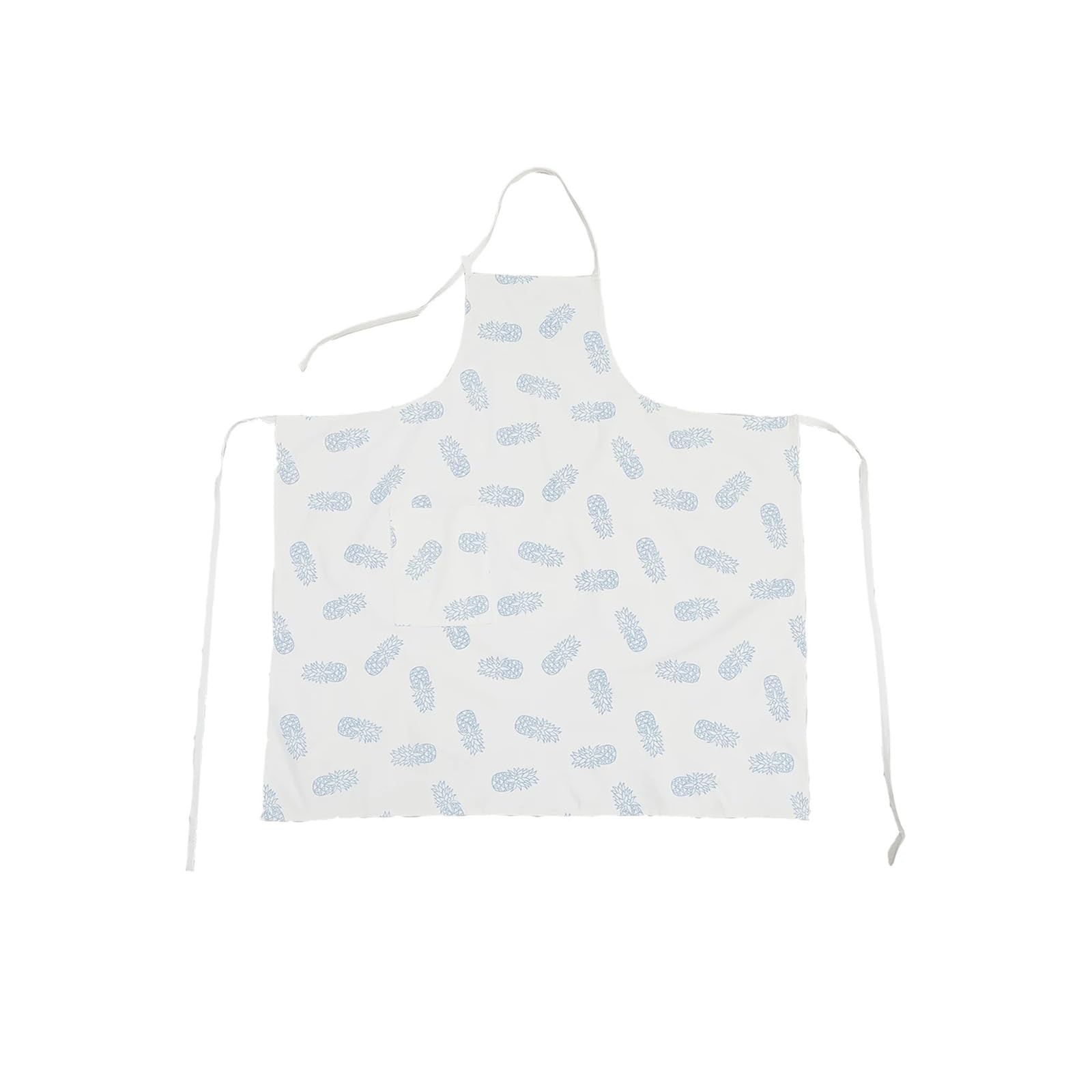 Grembiule Grembiule da cucina in cotone e lino con stampa estiva, tasca, for uomo donna, grembiule senza maniche for ristorante bar