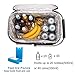 apollo walker Lightweight Picnic Basket Insulated Cooler Bags for 4 Person 32L Large Family Size with 2 Ice Packs(Dark Gray)