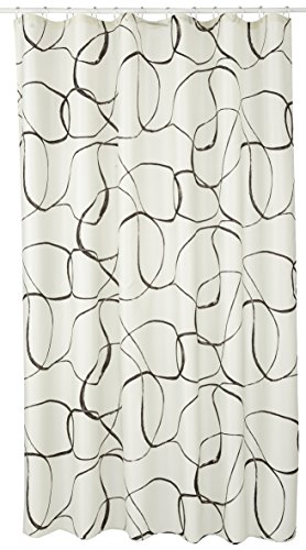 Sealskin Shower Curtain Movement black, 180 x 200 cm - Image 2